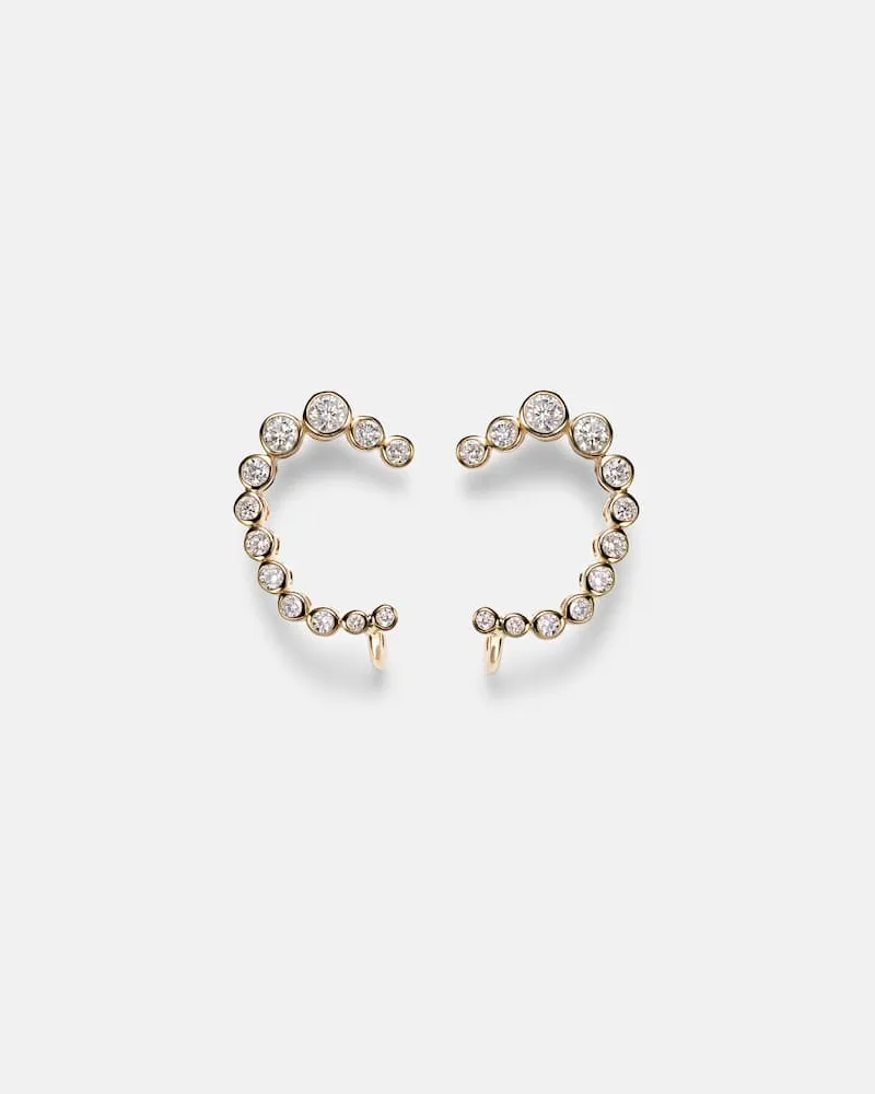 ONDYN Ohrringe Polaris aus 14kt Gold mit Diamanten Gold