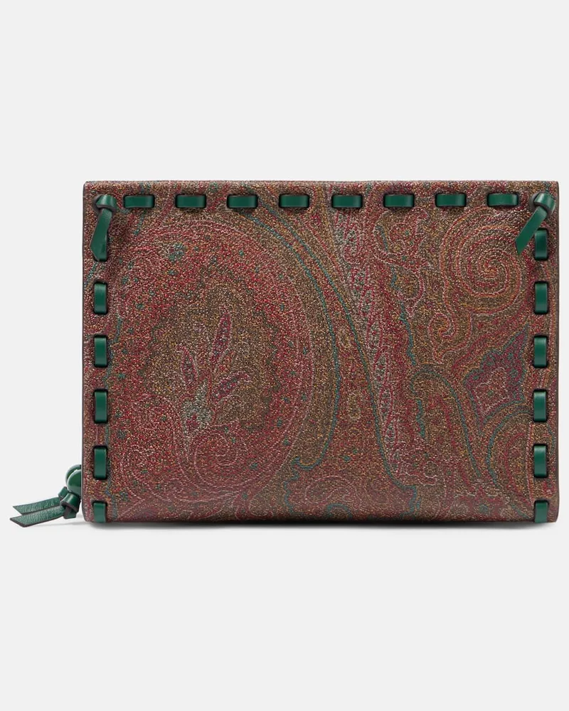 Etro Clutch aus Canvas Multicolor