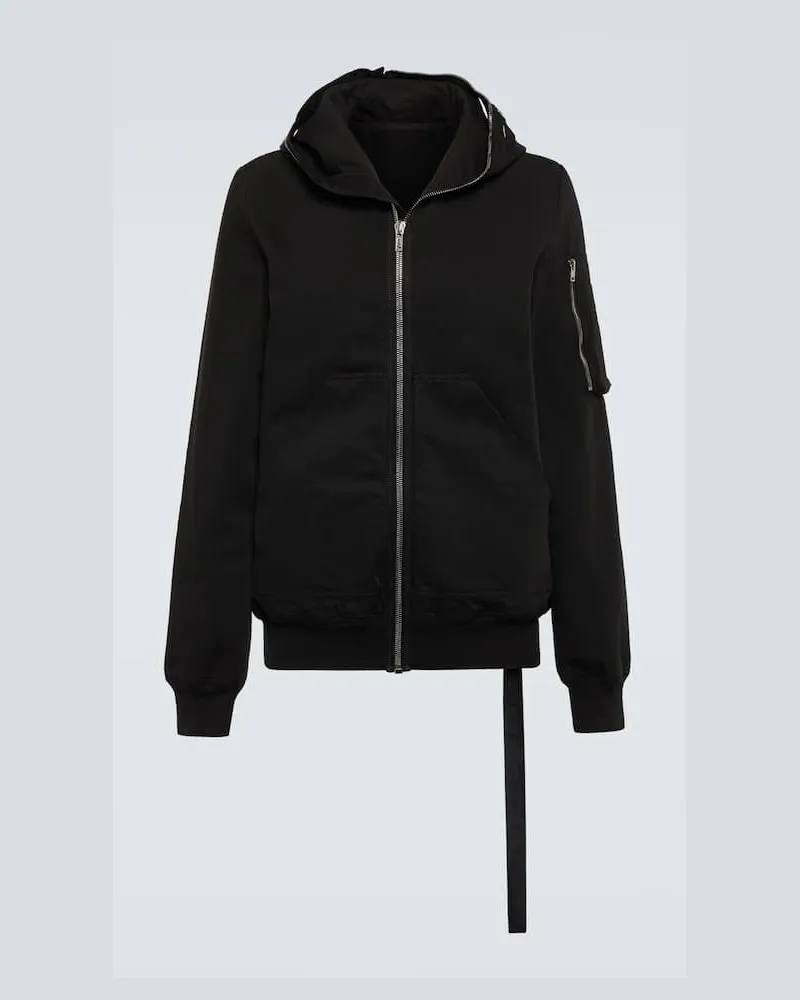 Rick Owens Bomberjacke aus Baumwolle Schwarz