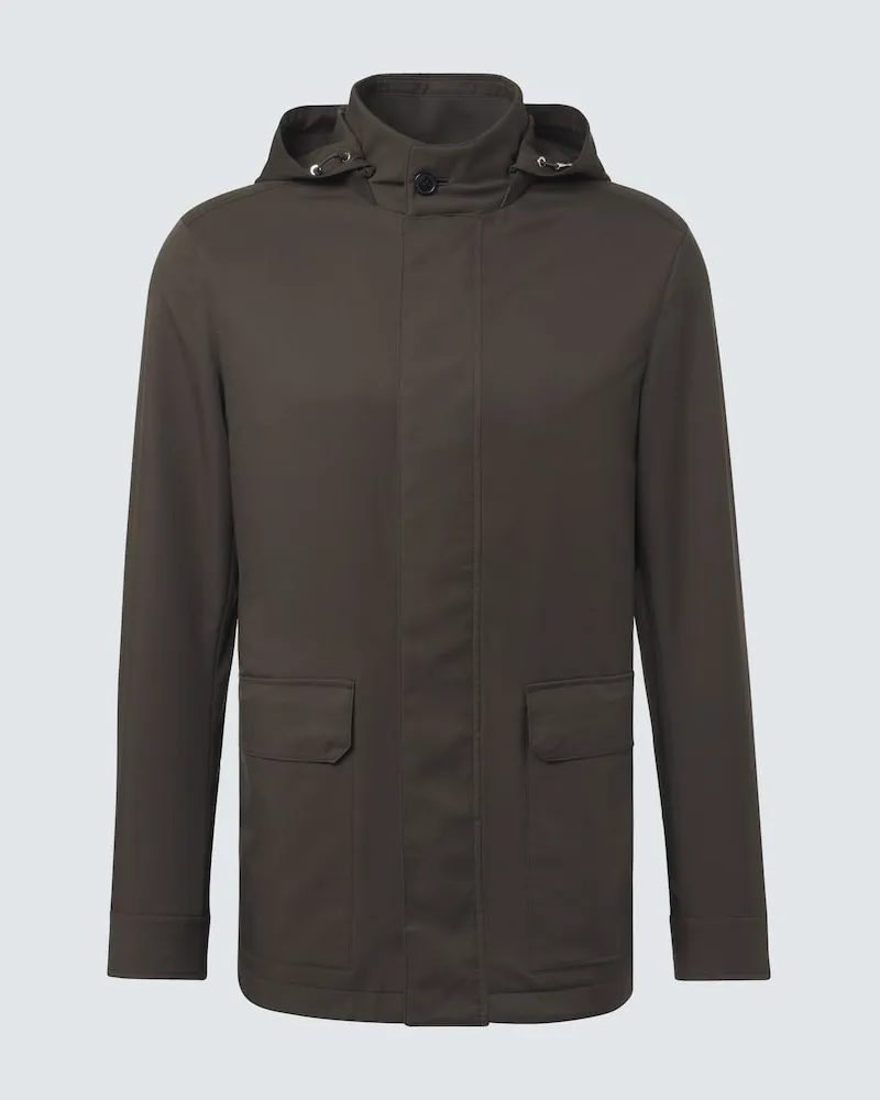 Ermenegildo Zegna Jacke Mokassins 100cc Grün