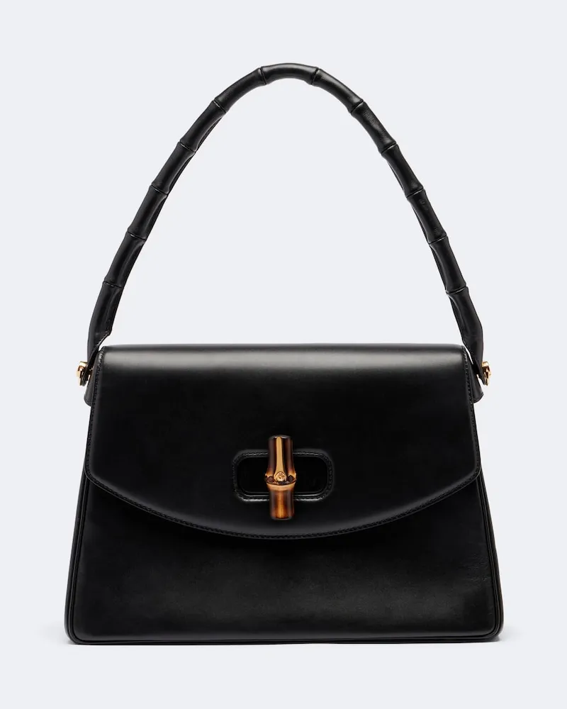 Gucci Henkeltasche Bamboo Aphrodite Medium Schwarz