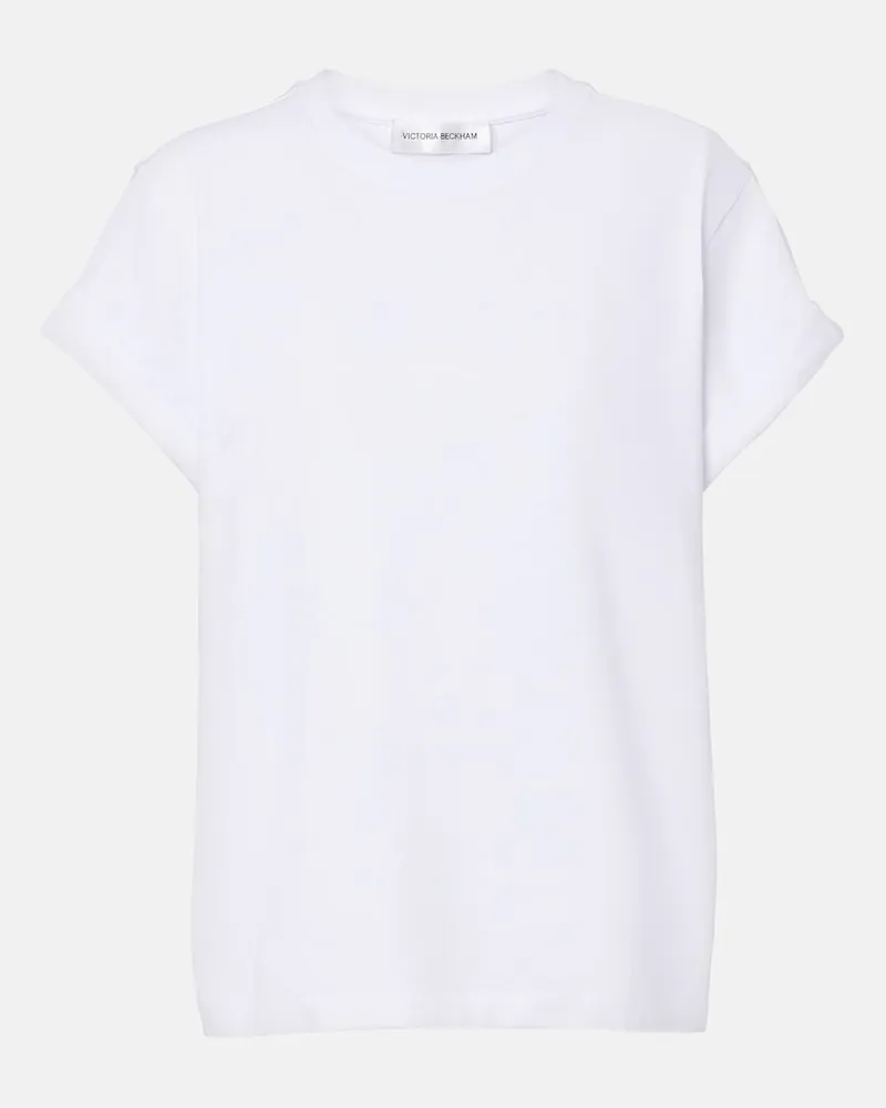 Victoria Beckham T-Shirt Tilly aus Baumwoll-Jersey Weiß
