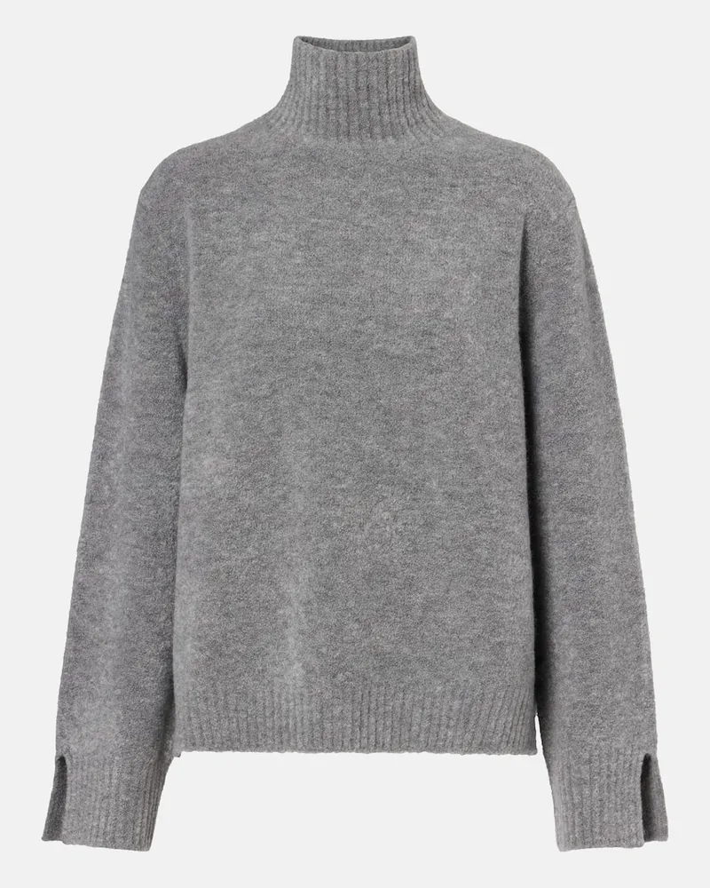 Jardin des Orangers Rollkragenpullover aus einem Wollgemisch Grau