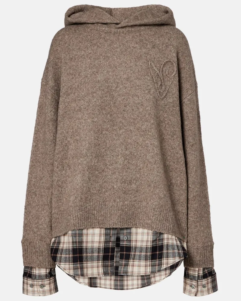 Acne Studios Pullover aus einem Wollgemisch Beige