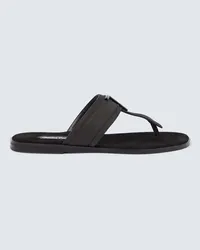 Tom Ford Sandalen Brighton aus Leder Schwarz