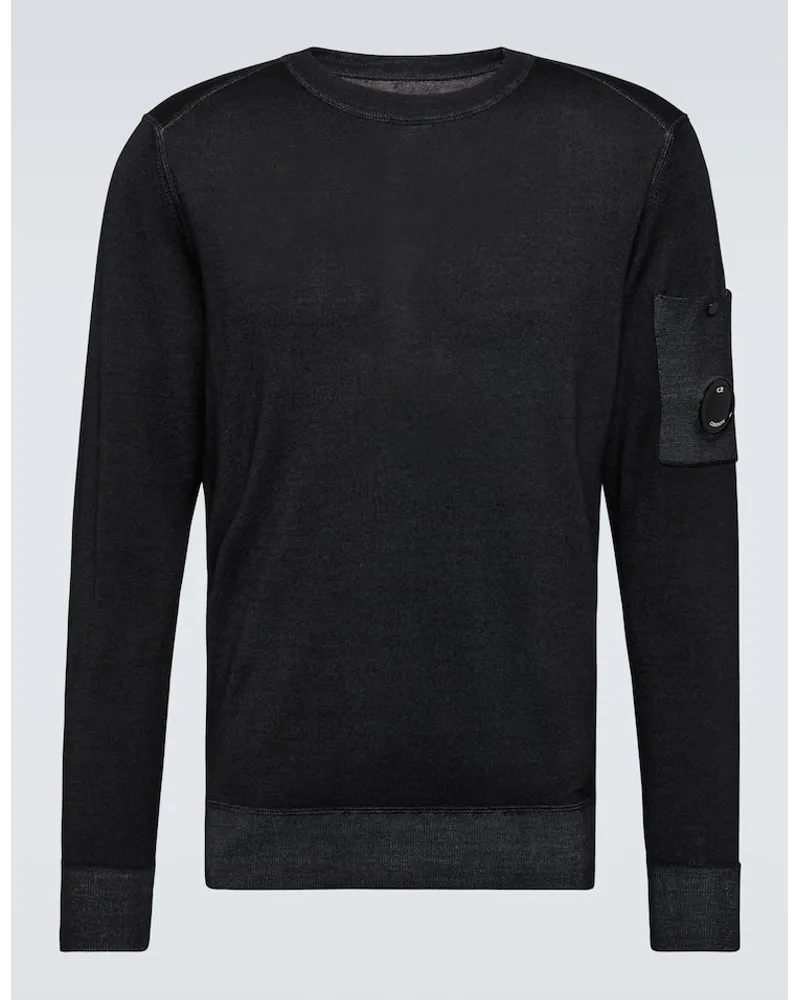 C.P. Company Pullover aus Wolle Schwarz