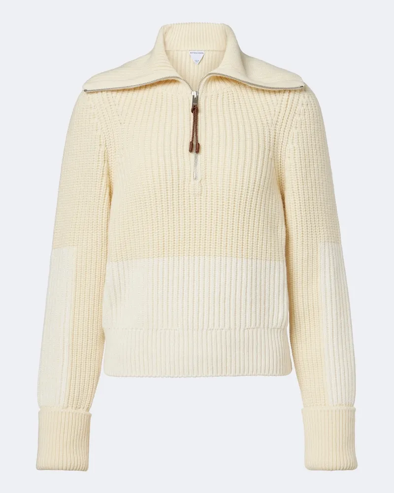 Bottega Veneta Pullover aus Wolle und Kaschmir Beige