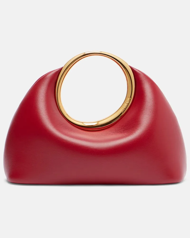Jacquemus Tote Bag Calino Small aus Leder Rot