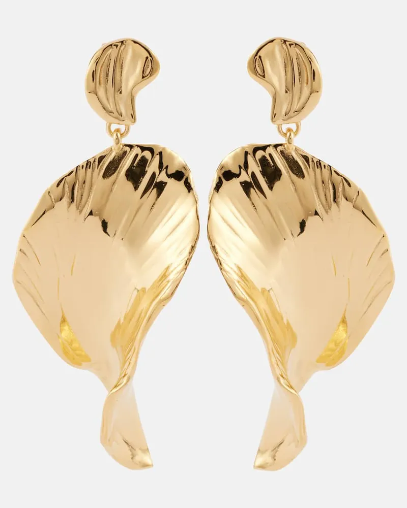 Oscar de la Renta Ohrringe Petal Gold