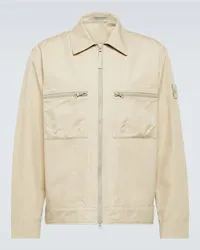 Stone Island Jacke Ghost Compass aus Baumwolle Beige