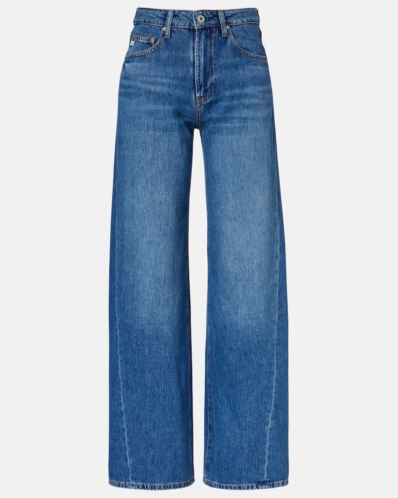 Adriano Goldschmied Wide-Leg Jeans Helsinki Blau
