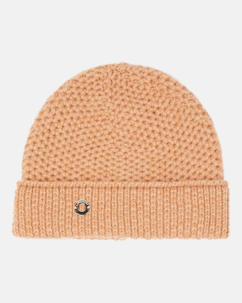 Loro Piana Mütze Rougemont aus Kaschmir Orange