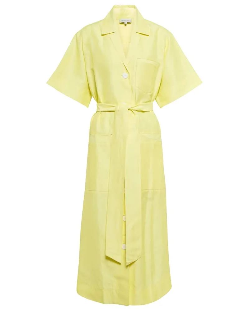 Lee Mathews Hemdblusenkleid Sparrow Gelb