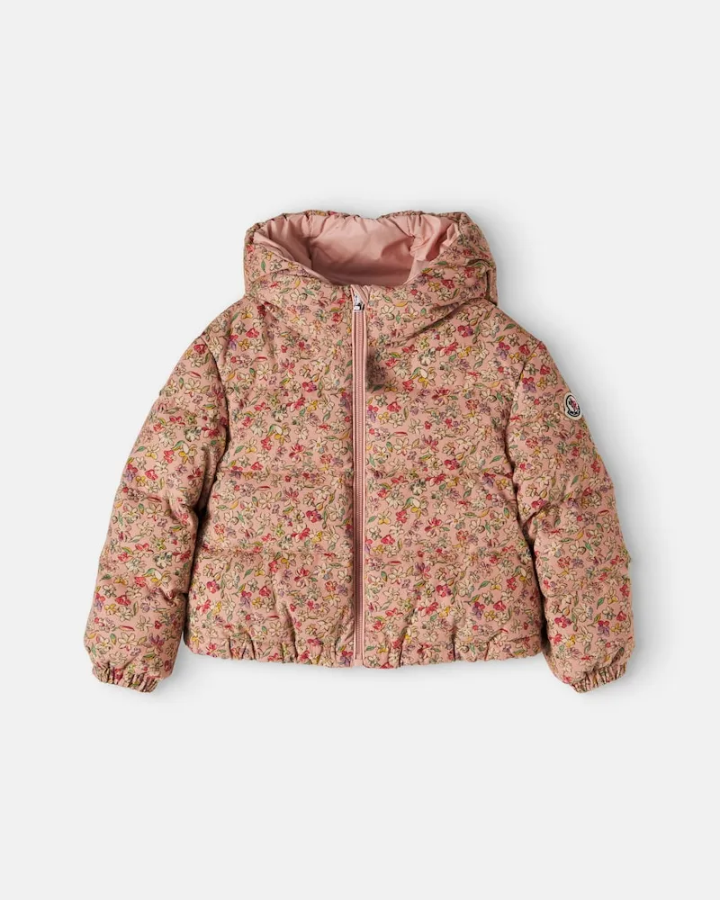 Moncler Baby Daunenjacke Francesca aus Cord Rosa