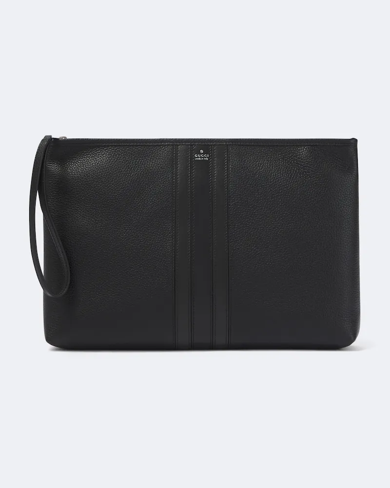 Gucci Etui Medium aus Leder Schwarz