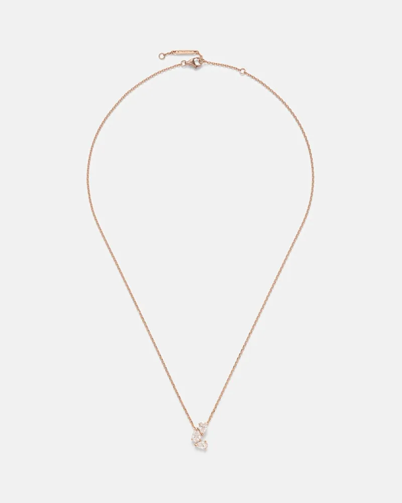 Repossi Halskette Serti Sur Vide aus 18kt Roségold mit Diamanten Gold