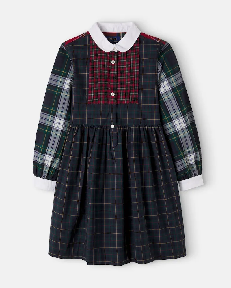 Ralph Lauren Kleid aus Baumwolle Multicolor