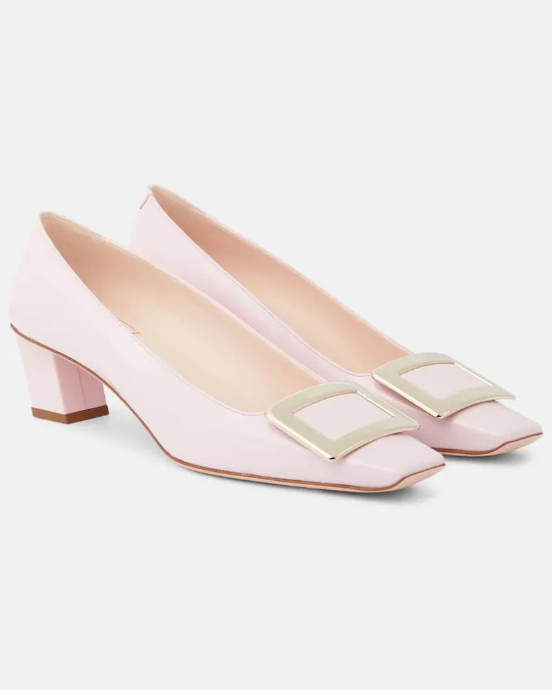 Roger Vivier Pumps Belle Vivier 45 aus Leder Rosa
