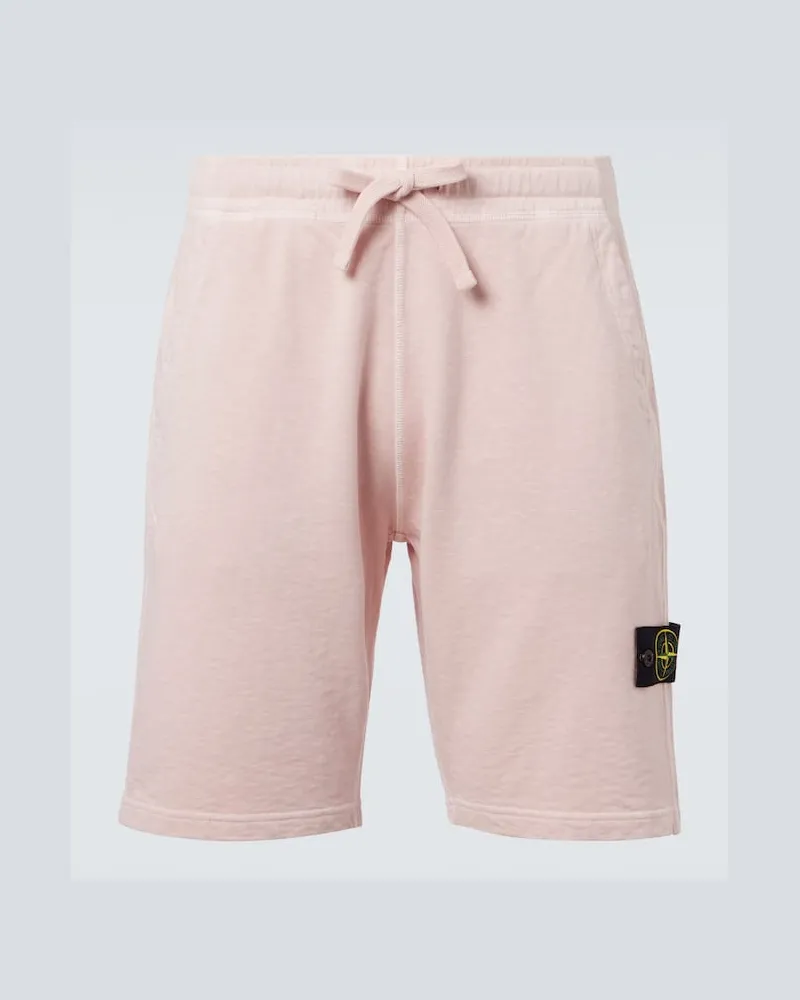 Stone Island Shorts aus Baumwolle Rosa