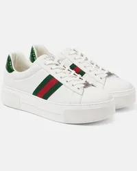 Gucci Sneakers  Ace aus Leder Weiss