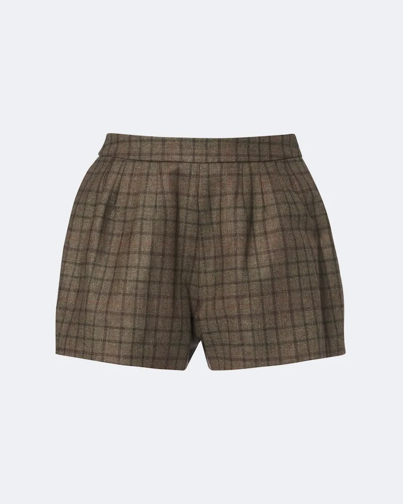 Blazé Milano Blazé Milano Shorts Tinker aus Wolle und Kaschmir Grün