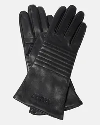 Isabel Marant Handschuhe Breezy aus Leder Schwarz