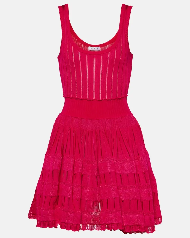 Alaïa Alaïa Minikleid Crinoline Rosa