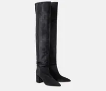 Overknee-Stiefel Anja aus Veloursleder