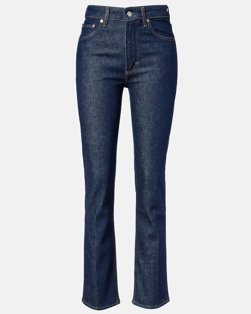 Citizens of humanity High-Rise Straight Jeans Zurie Blau