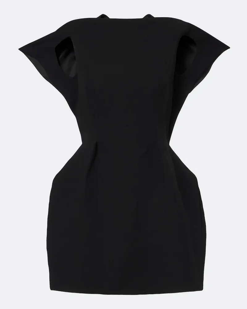 Maticevski Minikleid Forge Schwarz