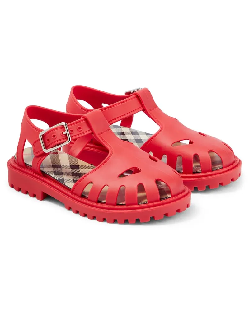 Burberry Sandalen Rot