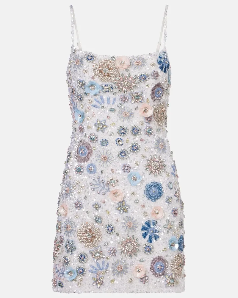 Rachel Gilbert Verziertes Minikleid Francesca Multicolor