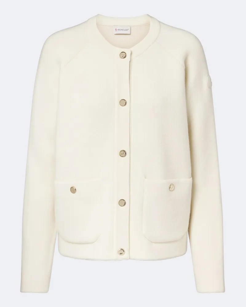Moncler Cardigan Weiß