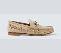Loafers Horsebit 1953 aus Veloursleder