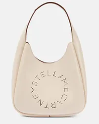 Stella McCartney Tote Small aus Lederimitat Weiss