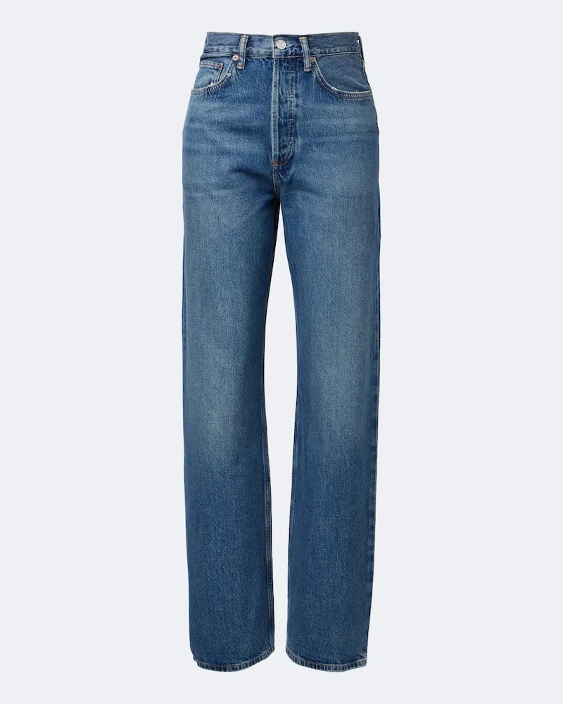 AGOLDE Straight Jeans Vintage Loose Blau