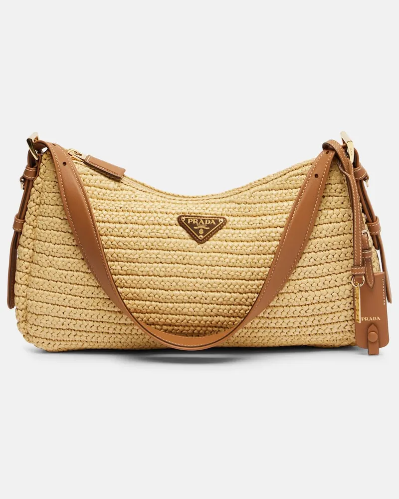 Prada Schultertasche Prada Aimée Large Neutral