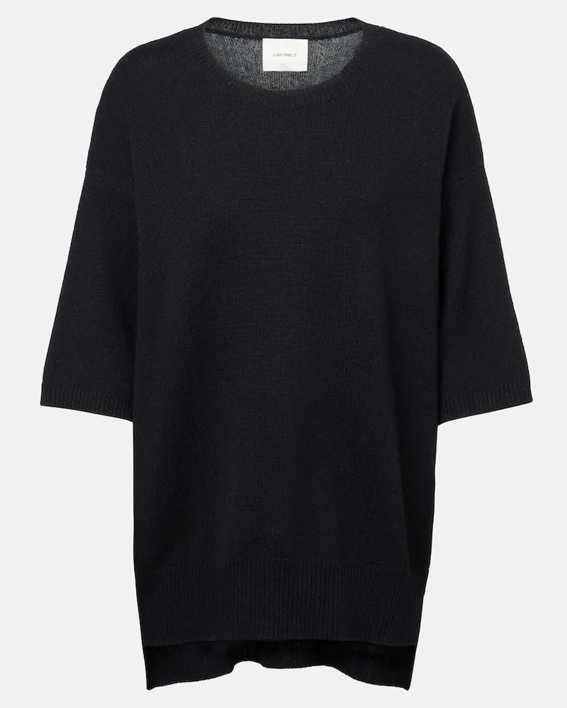 Lisa Yang Oversize-Pullover Mila aus Kaschmir Schwarz