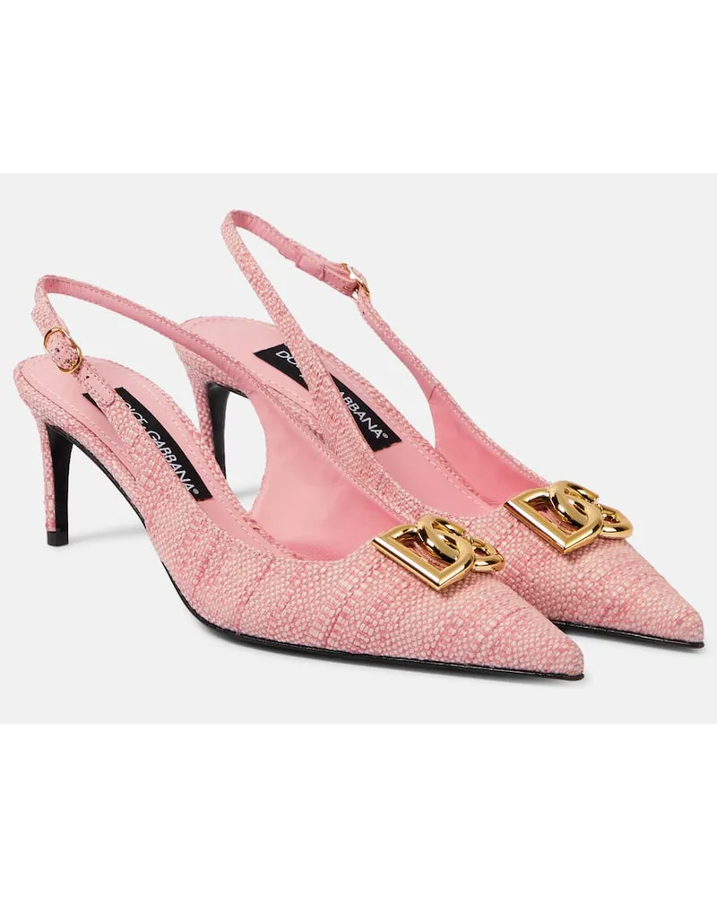 Dolce & Gabbana Slingback-Pumps 65 Pink