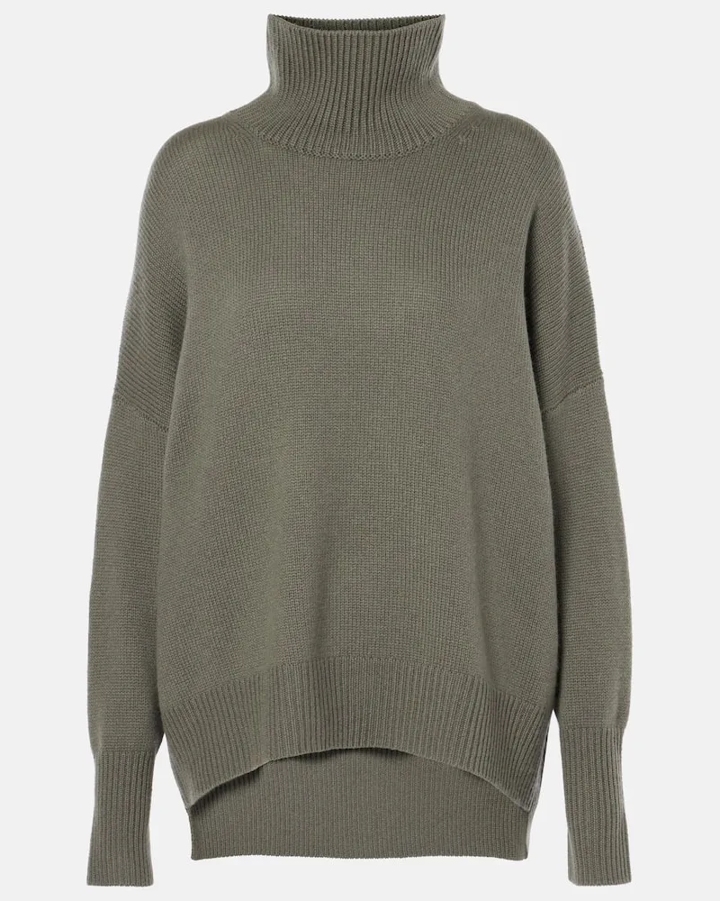 Lisa Yang Pullover Heidi aus Kaschmir Grün