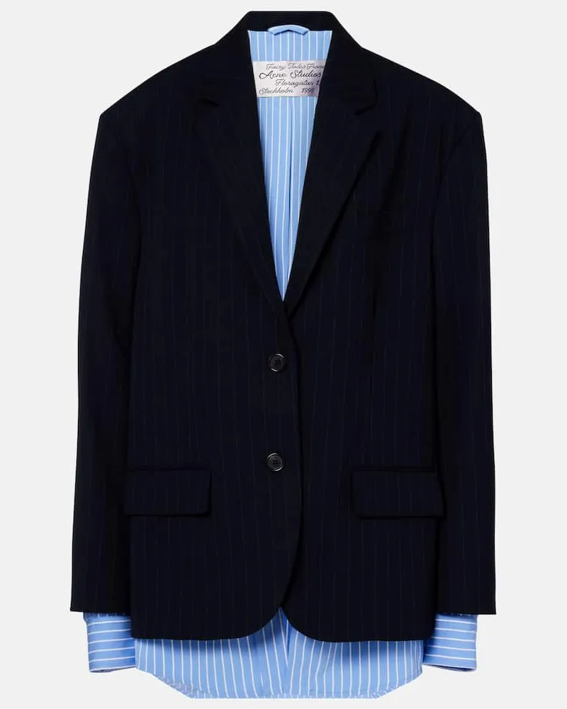 Acne Studios Blazer Blau