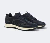 Slip-on-Sneakers aus Veloursleder