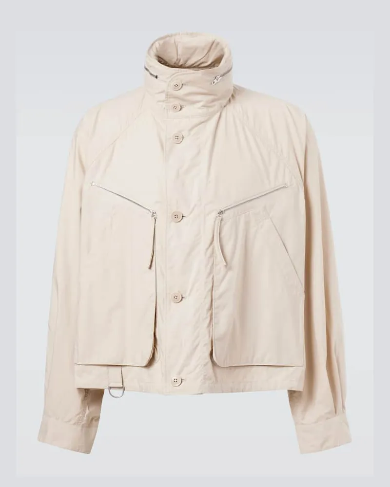Christophe Lemaire Blouson Parachute aus Baumwolle Beige