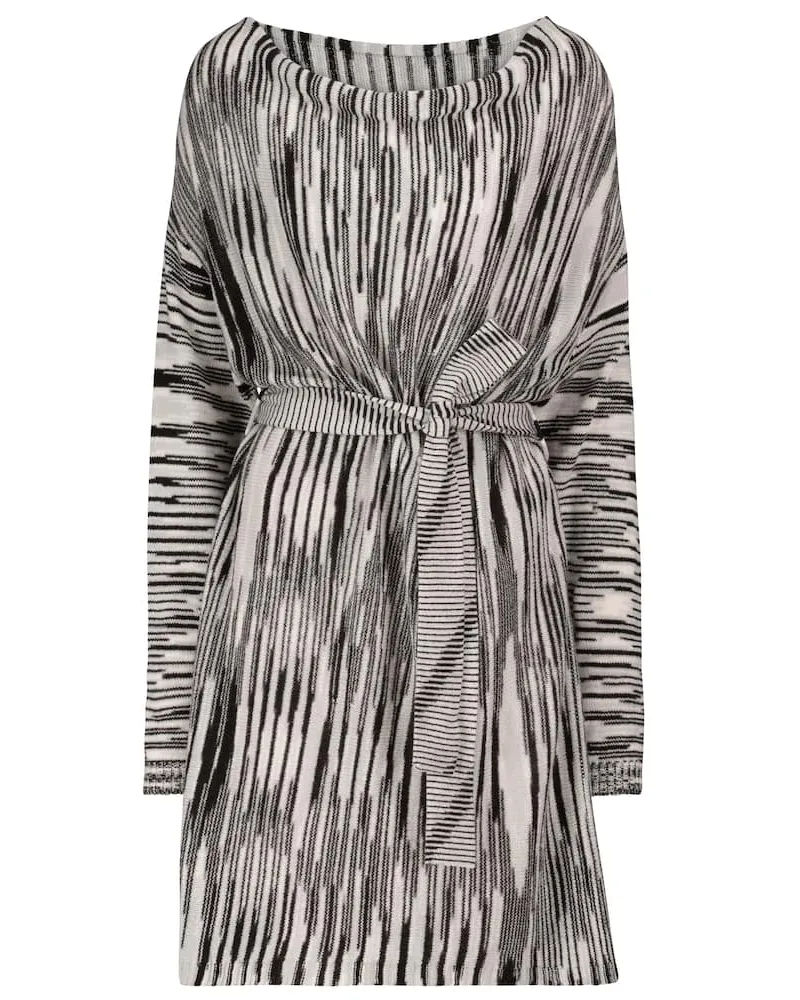 Missoni Minikleid aus Kaschmir Schwarz
