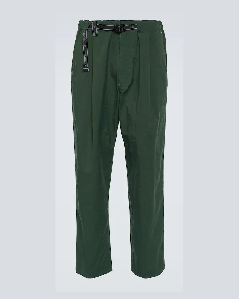 and wander Hose Nylon Chino Tuck Grã¼n