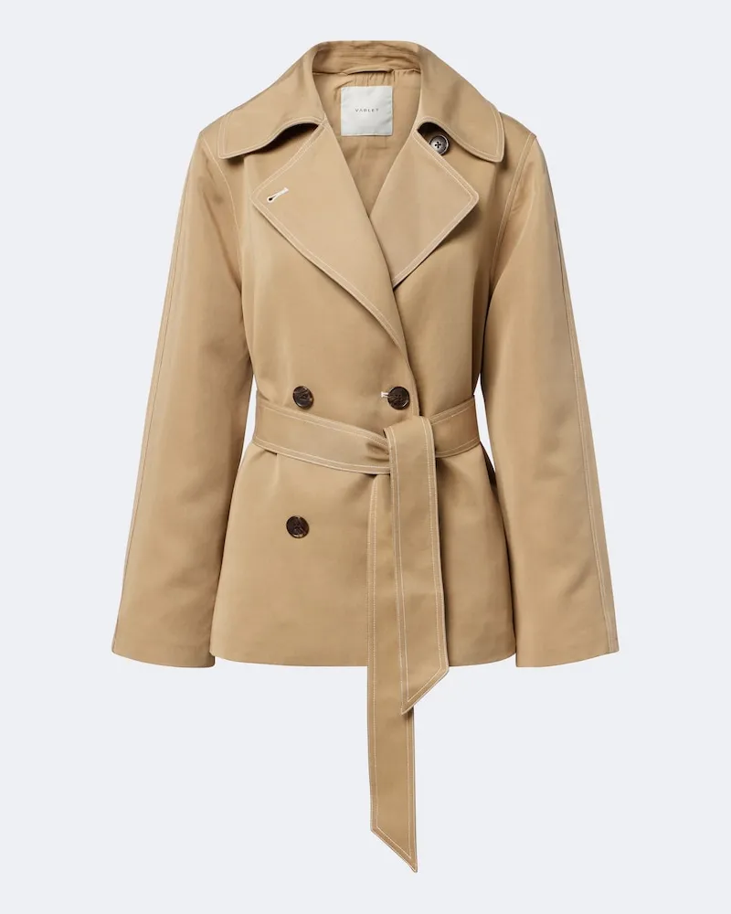Varley Jacke Maddox aus Twill Beige