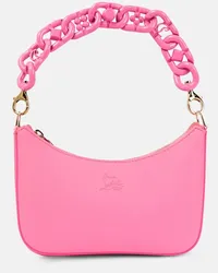 Christian Louboutin Schultertasche Loubila Chain Mini aus Leder Pink