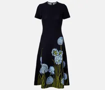 Midikleid aus Jacquard