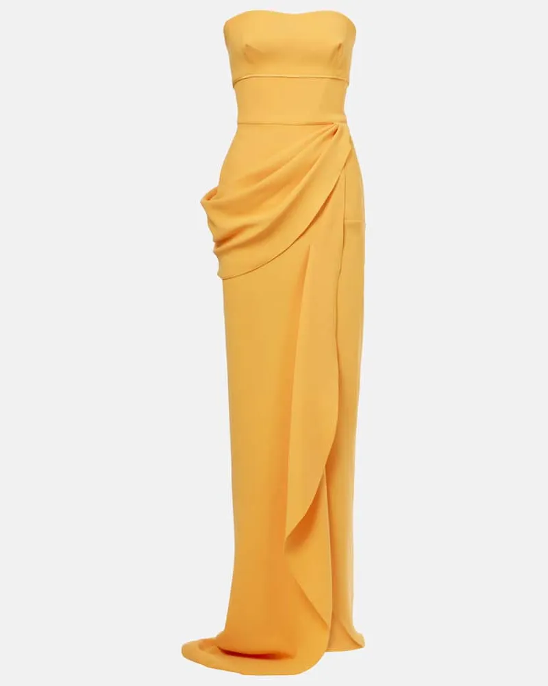 Maticevski Robe Marlene aus Jersey Orange