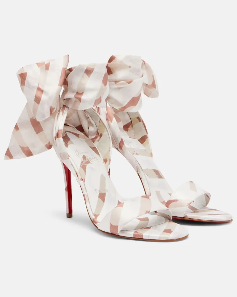 Christian Louboutin Sandalen Miss Z Sandal Du Désert 100 Weiß